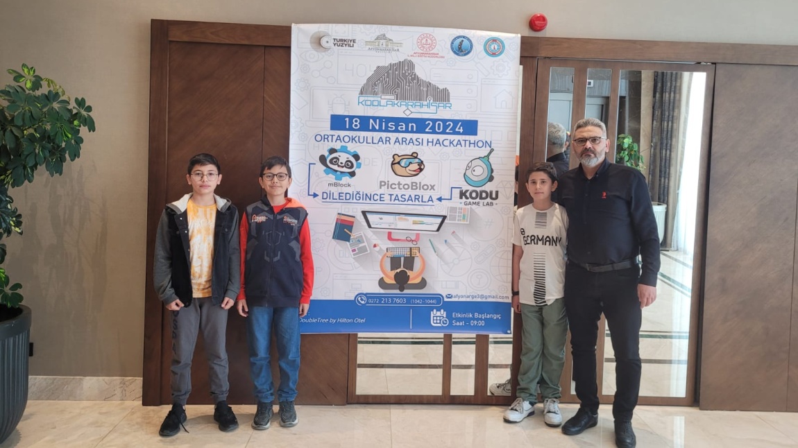Okulumuz Kodlakarahisar Hackathon Yarışmasında Mansiyon  Ödülü Aldı